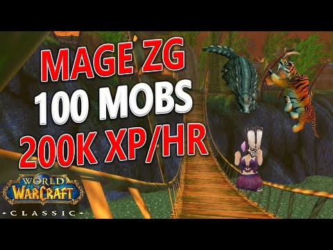 WoW Classic - IMPROVED ZG Mage AOE Farm! 100 Mobs in 16 Minutes!