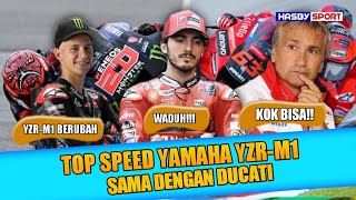 Download lagu Wow!!! Top Speed Yamaha YZR-M1 Hampir Sama Dengan Ducati mp3