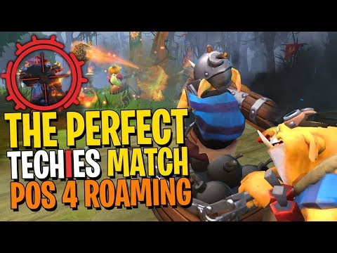 The Perfect Techies Match | Position 4 Super Roamer - DotA 2