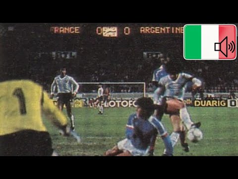 France vs. Argentina | Friendly | 26-3-1986 [ITALIAN BROADCAST]