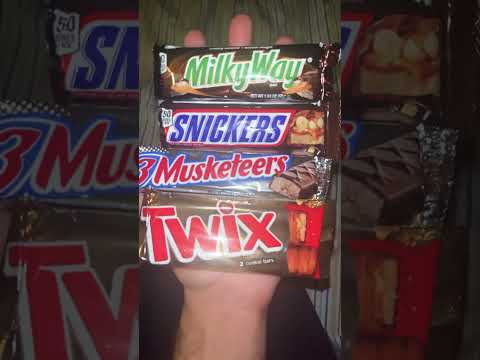 Variety Pack Full Size Chocolate Candy Bars! #varietypack #chocolatecandy #candybars #youtubeshorts
