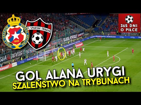 BRAMKA ALANA URYGI 4K NA 3:0 | WISŁA KRAKÓW - SPARTAK TRNAWA | REAKCJA KIBICÓW