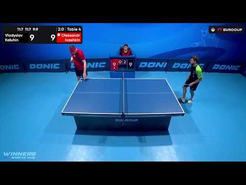 18:00 Vladyslav Kaluhin - Oleksandr Ivashkin 19.08.2023 TT Euro.Cup Ukraine  Star. TABLE 4