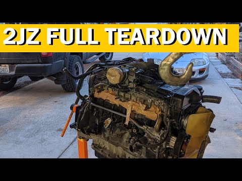 Detailed 2JZ Teardown