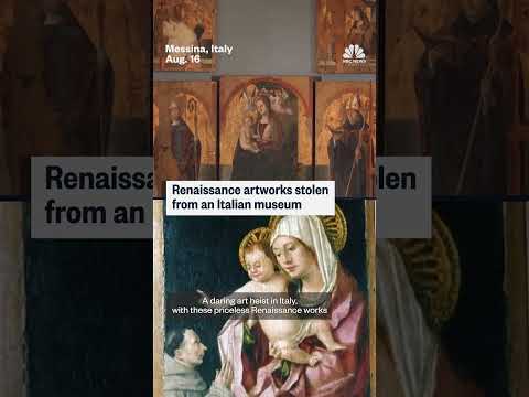 Renaissance artworks stolen from an Italian museum
