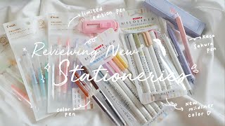 Review Stationery Baru (Mildliner New Color 2022, Staedtler Eraser, Kaco Sakura Pen, Pilot ILMILY)