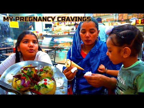 Kids Try Their Mom's Pregnancy Cravings Dahi Golgappa Icecream
