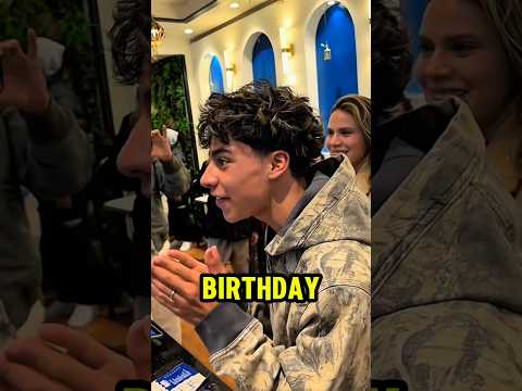 King ferran surprised everyone in Juniors 15th birthday party! #royaltyfamily #ronaldo #shorts