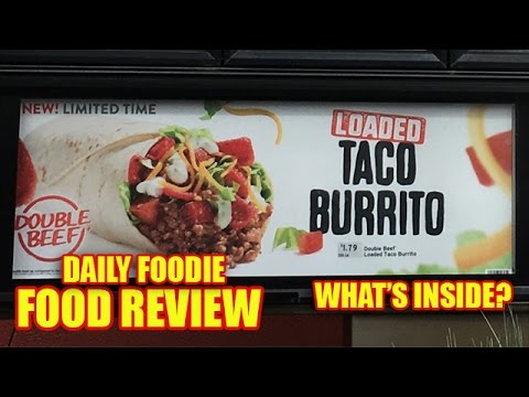 NEW Loaded Taco Burrito Review - Taco Bell Limited...