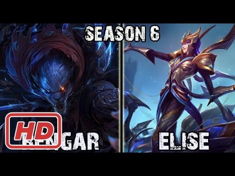 Best Rengar Korea vs Elise Jungle Ranked Challenger