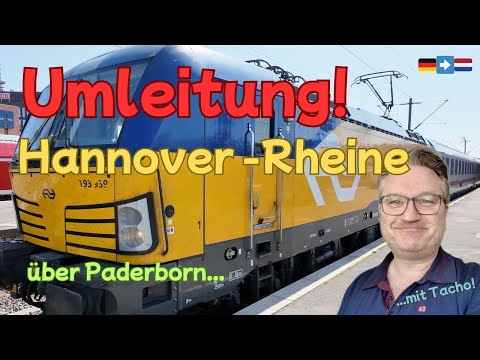 🚆 Führerstandsmitfahrt im Intercity: Von Hannover nach Rheine über die Umleitungsstrecke! 🌄🇩🇪➡️🇳🇱