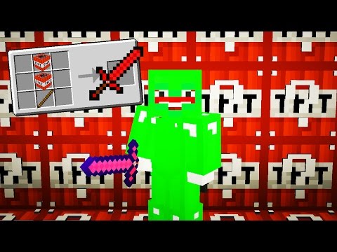 TNT SWORD mit EXPLOSIONS EFFEKT - LUCKY BLOCKS CHALLENGE