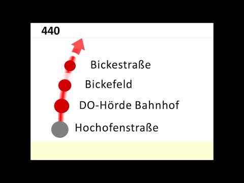 DSW21 Ansage 440 - Ersatzverkehr mit 437 2019