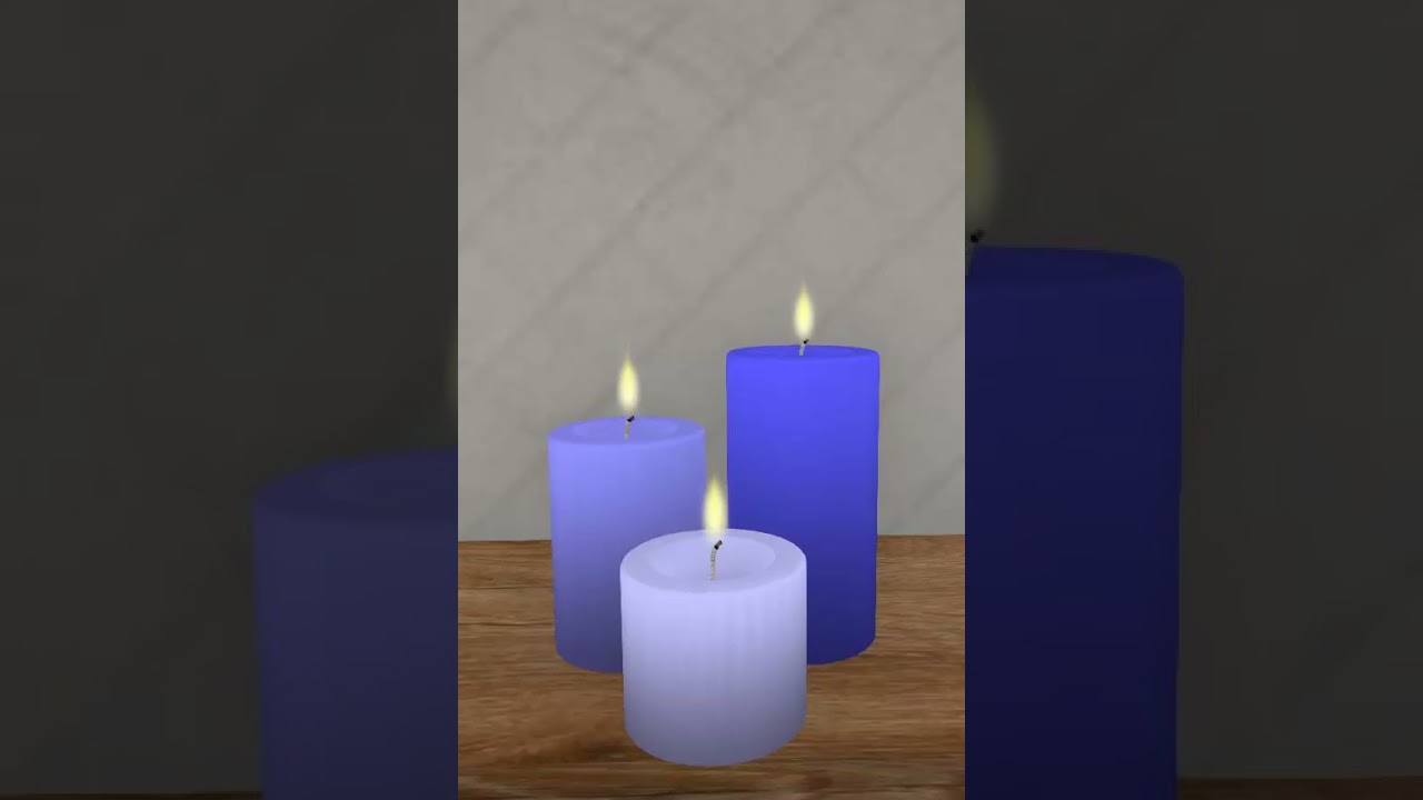Aromatic Candle #02 Lavender scent #secondlife #blender #animation #game