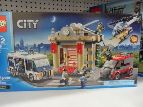 LEGO City SET 60008 Museum Break In set Review ! WITH POLICE TRUCK AND HELICOPTER
