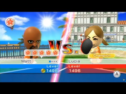 Matt VS Lucia | Wii Sports Resort Ping Pong
