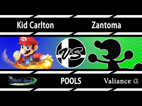 Valiance α- Kid Calton (Mario) vs Zantoma (G&W) - POOLS - Smash 4 - Wii U