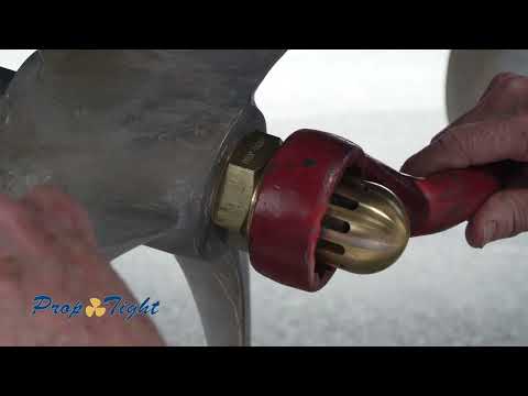 Part of a video titled Prop Tight Locking Nut Installation - YouTube