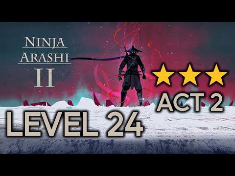 Ninja Arashi 2 Act 2 Level 24 Full Gameplay (3 Stars)