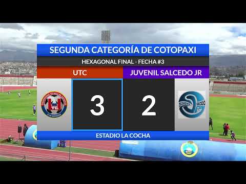 CLUB UTC VS JUVENIL SALCEDO JR - SEGUNDA CATEGORÍA COTOPAXI