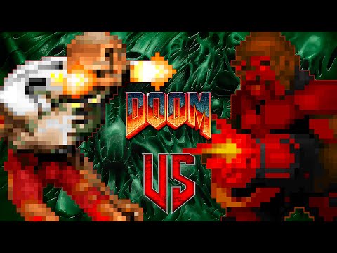 Revenant vs Chaingunner - DOOM Classic : Versus Battle : Monster Infighting - Retro Deadly Arena