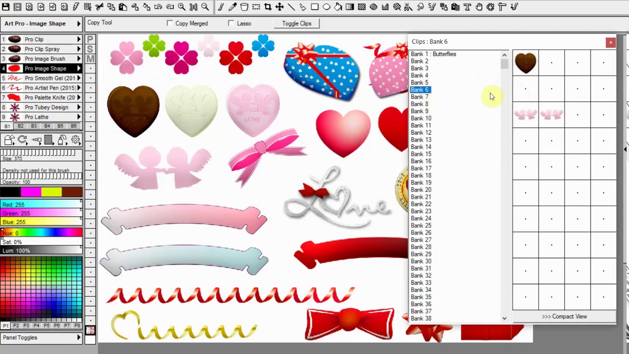TwistedBrush Tutorials: Working with Clips