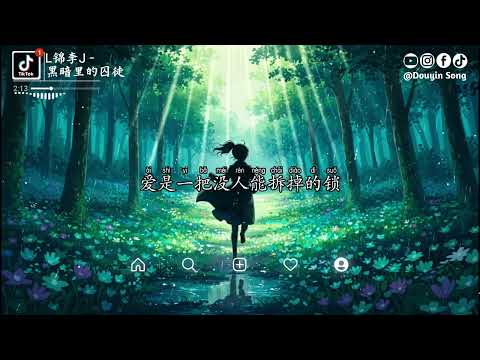 L锦李J - 黑暗里的囚徒『你留下那把沉重的铁锁，锁住了还没晾干的承诺，我像个没带钥匙的租客』【动态歌词MV】
