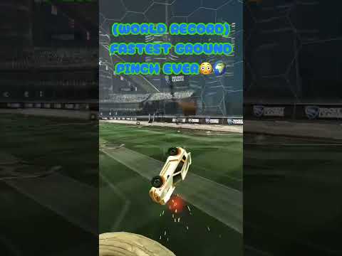 (WORLD RECORD🏆) THE FASTEST GROUND PINCH EVER… #rocketleague #rl #rocketleagueclips
