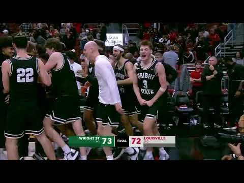 Trey Calvin Game Winner vs Louisville for Wright State | Full Ending 11-12-22