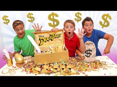 We Found Scrooge McDuck's Treasure Chest On The Most Epic DuckTales Treasure Hunt Adventure!