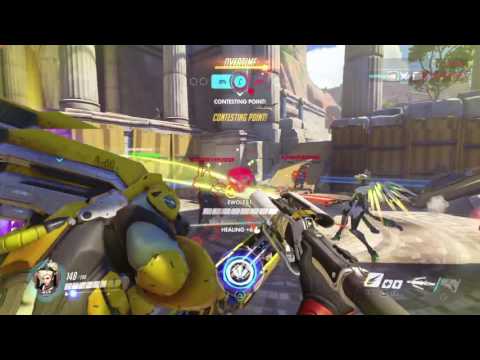 Overwatch Launch MP gameplay pt58 - How Do You Say "Y or N" on Pad? LOL