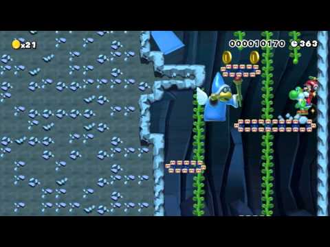 Eat the Five Hidden Wigglers! by Bryce - Super Mario Maker - No Commentary 1AB