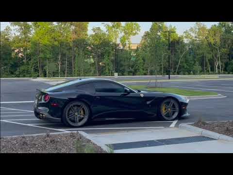 Ferrari F12 with Valvetronic Designs Full Exhaust