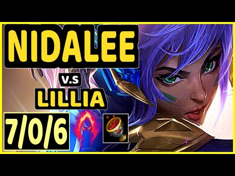 SEVENARMY (NIDALEE) vs LILLIA - 7/0/6 KDA JUNGLE GAMEPLAY - EUW Ranked GRANDMASTER