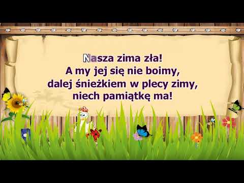 Hu hu ha nasza zima zła - z linią melodyczną ( karaoke )