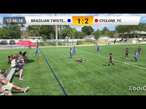 SFUYSA Spring Season 2025 U9 BRAZILIAN TWISTERS vs CYCLONE Hollywood final  2 x 5   2 # Half