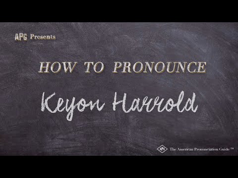 How to Pronounce Keyon Harrold (Real Life Examples!)