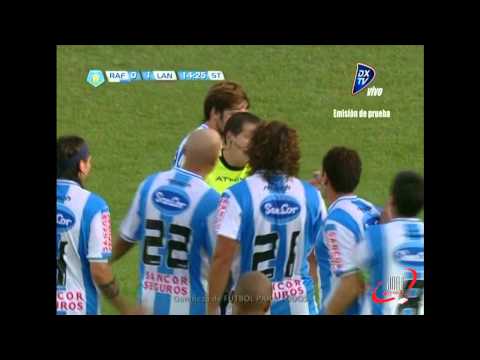 EXPULSION DE BOVAGLIO - RAFAELA 1 LANUS 2 - FECHA 11 (21 10 2012)