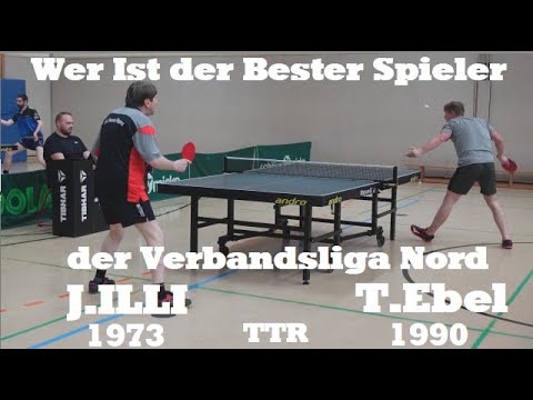 Verbandsliga Nord | Who is the best Player  J.Illi(1973TTR) : T.Ebel(1990TTR)