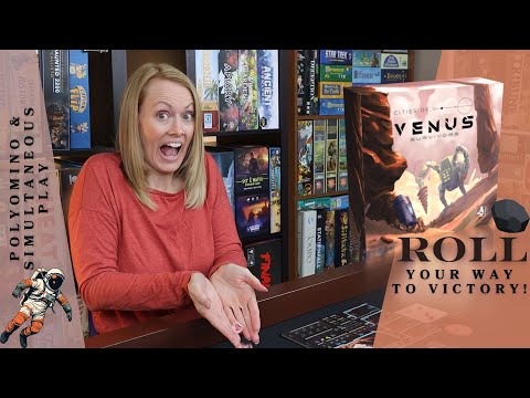 CITIES OF VENUS: SURVIVORS | An Overview and Demo of a Dice Manipulation & Polyomino Placement Game!
