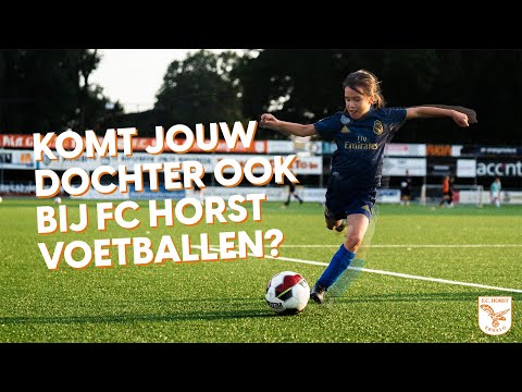 Komt jouw dochter ook voetballen bij FC Horst?