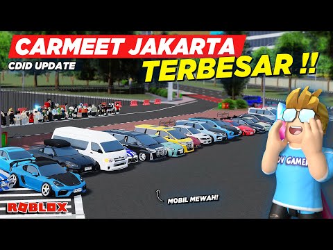 KONVOI DAN CARMEET TERBESAR PERTAMA DI JAKARTA !! ROLEPLAY CDID UPDATE - Roblox Indonesia