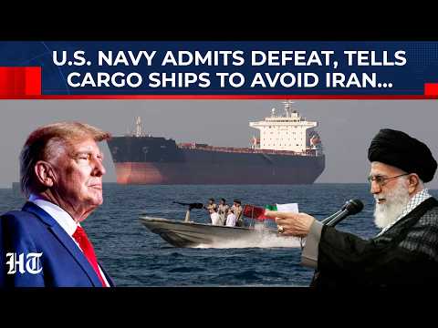Scared US Navy Admits Defeat On Iran, Tells US-Flagged Cargo Ships To Avoid Tehran's Waters| Trump