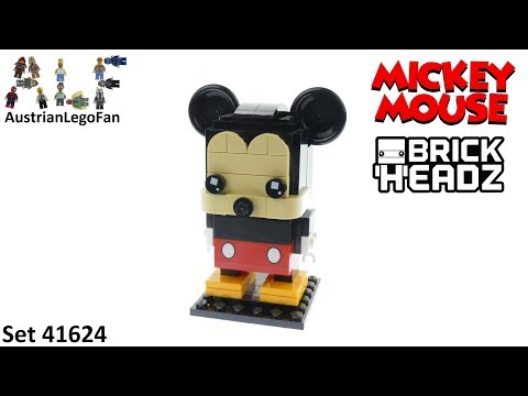 Vidéo LEGO BrickHeadz 41624 : Mickey Mouse