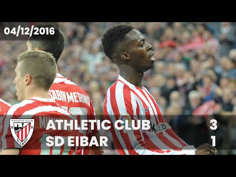⚽ FULL MATCH I LaLiga 16/17 I J14. Athletic Club 3 – SD Eibar 1