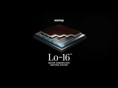Introducing Lo-16 Water Underfloor Heating System