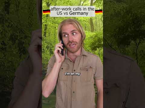 after work calls in US vs Germany 🇩🇪🇺🇸