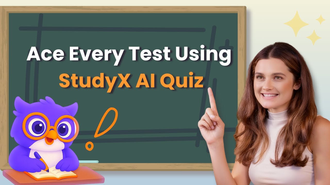 AI Quiz: Creating Quizzes in StudyX from PDF, PPT, Text or YouTube Videos #studytips