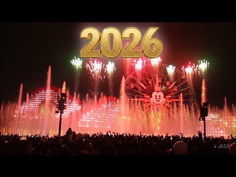 2026 New Year's Countdown & Fireworks | Disney California Adventure 2025