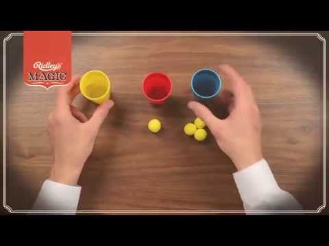 Ridley's Magic How To - Cups and Balls